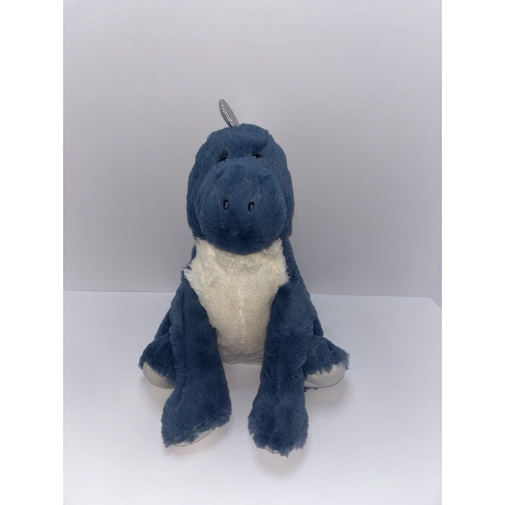 Dinosaur Blue Plush Ceramic Beads Heat Stuffed Animal Warm Up Bag - Picture 1 of 4